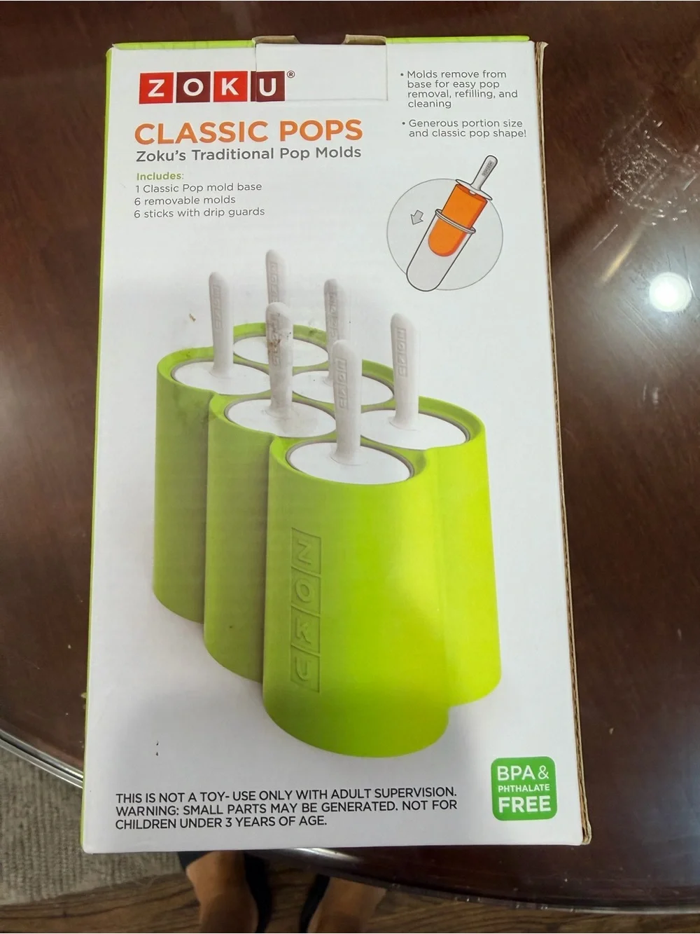Zoku Classic Pops Traditional Pop Molds